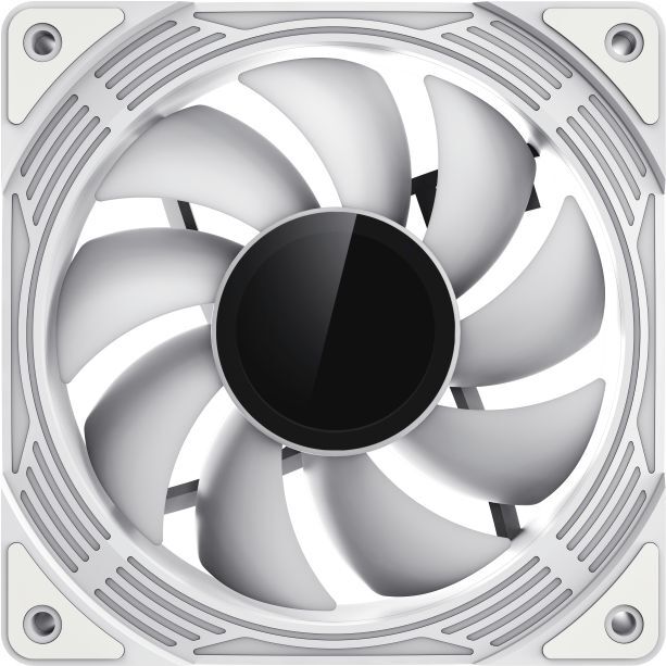 Комплект корпусных вентиляторов GAMEMAX KF300 White (KF300 WH) фото4