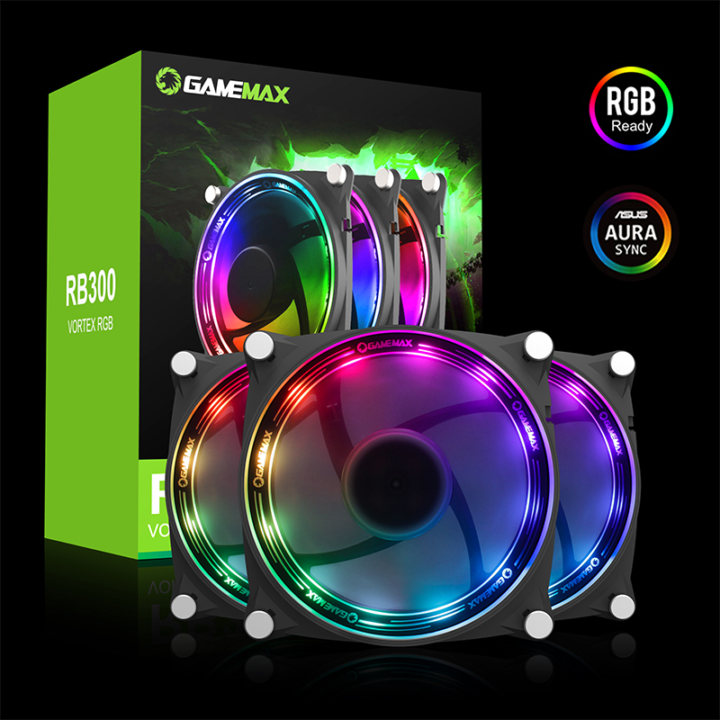 Комплект корпусных вентиляторов GAMEMAX RB 300 (RB 300) фото11
