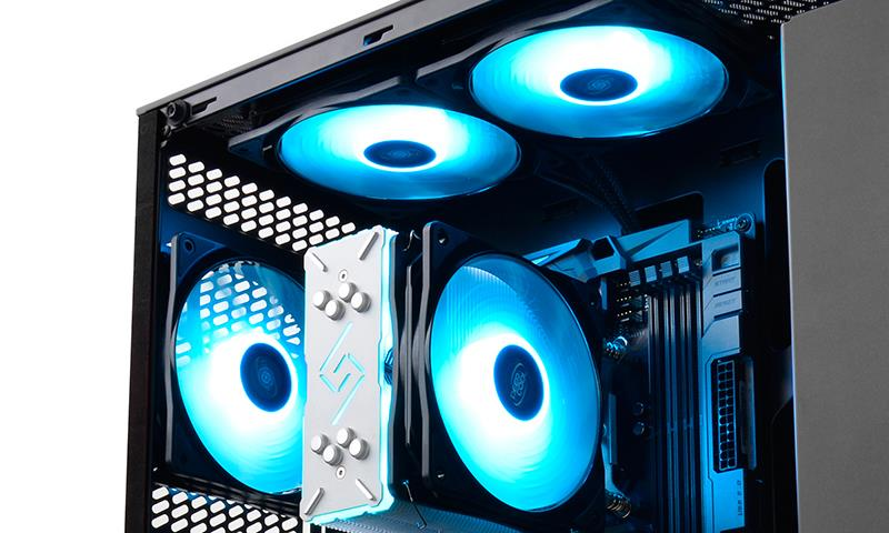 Корпусний вентилятор DEEPCOOL RF120-3 IN 1 (DP-FRGB-RF120-3C) фото