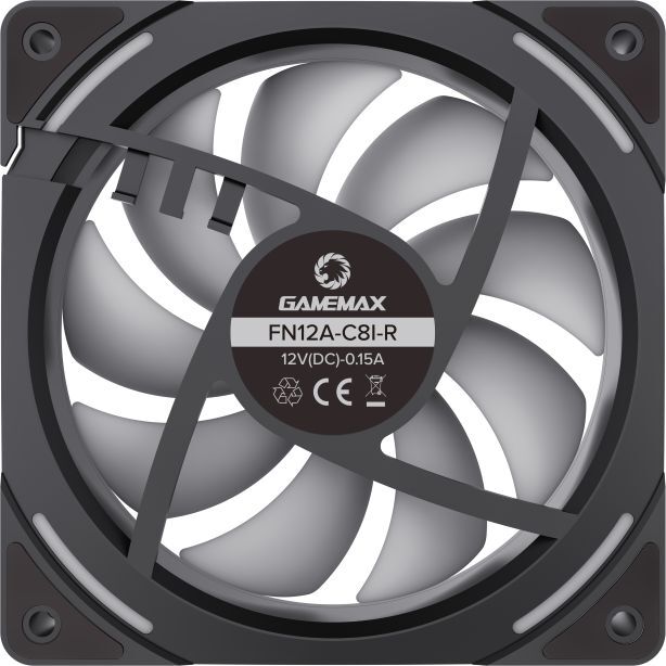 Корпусний вентилятор GAMEMAX FN12A-C8I-R (FN12A-C8I-R) фото4