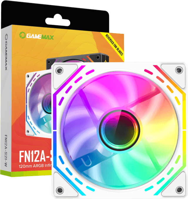 Корпусний вентилятор GAMEMAX FN12A-S2I-RW (FN12A-S2I-RW) фото9