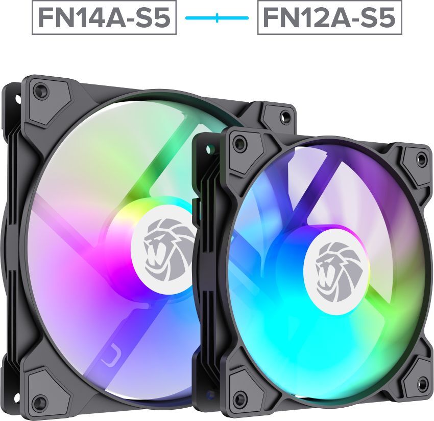 Корпусный вентилятор GAMEMAX FN14A-S5 (FN14A-S5) фото8