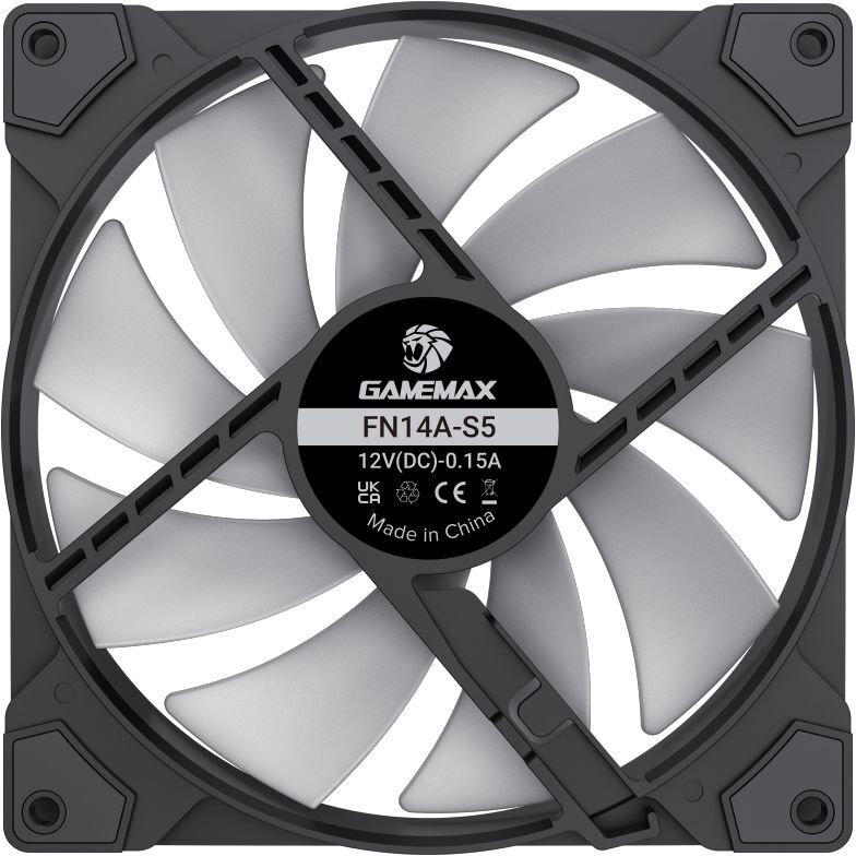Корпусный вентилятор GAMEMAX FN14A-S5 (FN14A-S5) фото5
