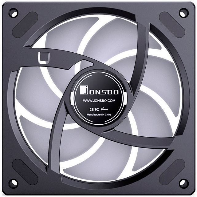 Корпусний вентилятор JONSBO ZB-120BR Black (ZB-120BR Black) фото