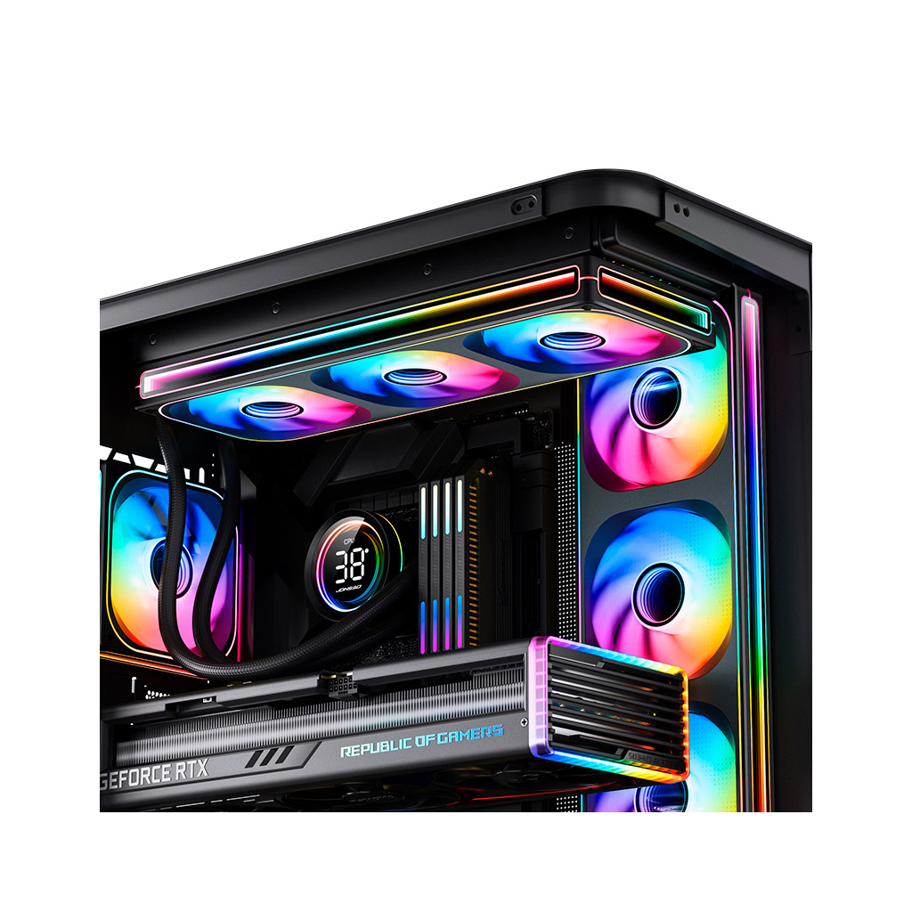 Корпусний вентилятор JONSBO ZB-360BR Black (ZB-360BR Black) фото
