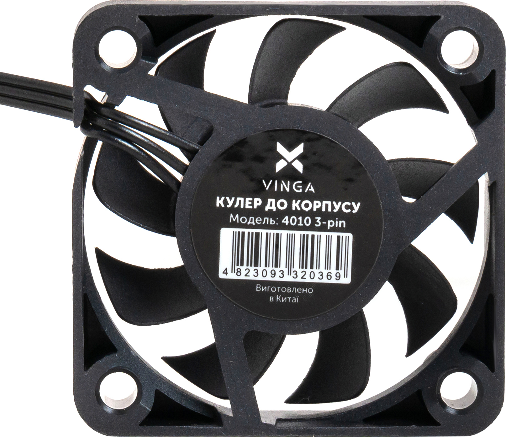 Корпусный вентилятор Vinga 4010 3-pin (4010 3-pin) фото