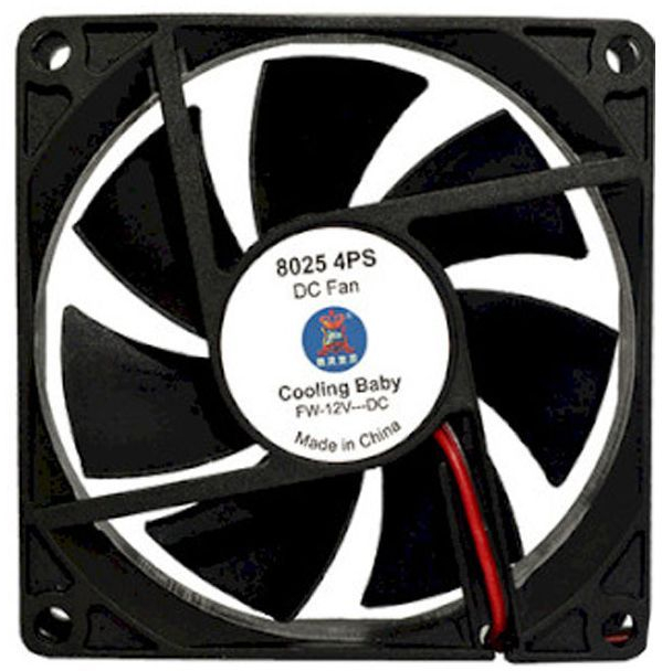 Корпусний вентилятор Cooling Baby 8025 4PS (8025 4PS)фото2