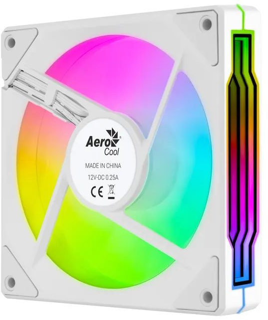 Корпусный вентилятор AEROCOOL Phantom M-3 12 PWM ARGB White (ACF3-MR11217.21) фото3