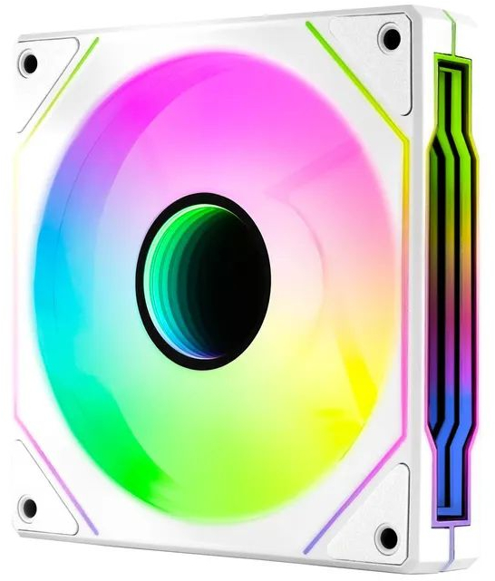 Корпусный вентилятор AEROCOOL Phantom M-3 12 PWM ARGB White (ACF3-MR11217.21) фото2