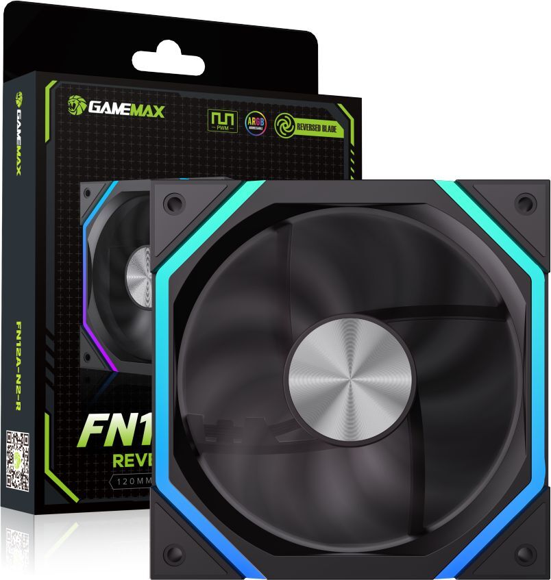 Корпусный вентилятор GAMEMAX FN12A-N2-R (FN12A-N2-R) фото4
