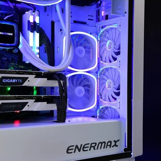 Корпусный вентилятор Enermax SquA RGB White (UCSQARGB12P-W-SG) фото7
