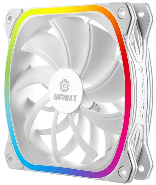 Корпусный вентилятор Enermax SquA RGB White (UCSQARGB12P-W-SG) фото3