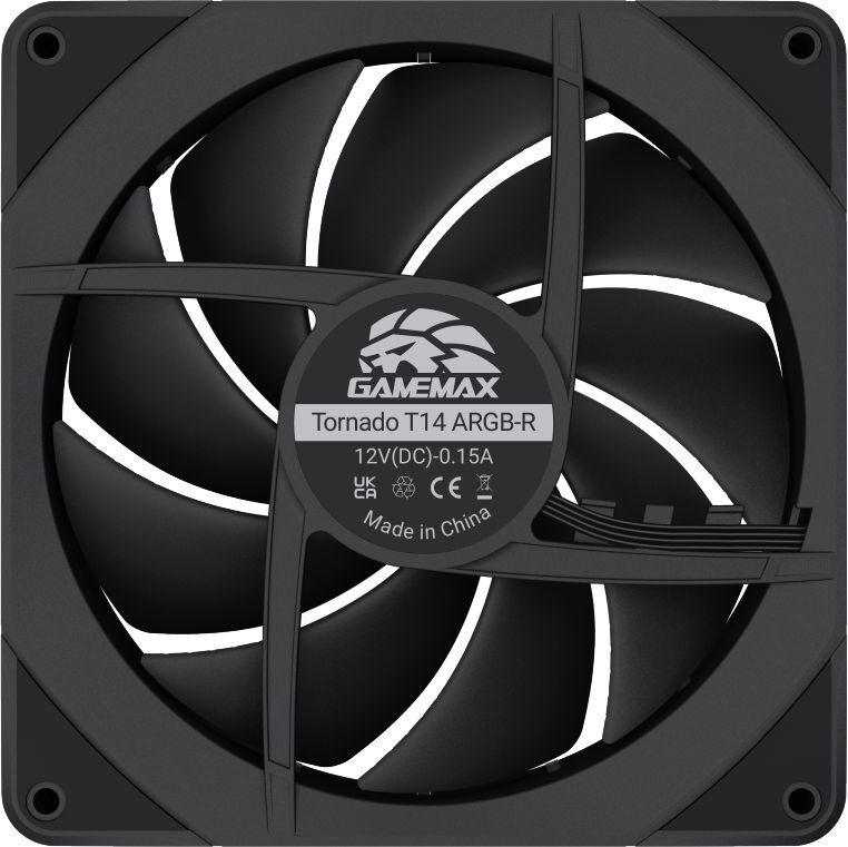 Корпусный вентилятор GAMEMAX Tornado T12 ARGB-R (Tornado T12 ARGB-R) фото11