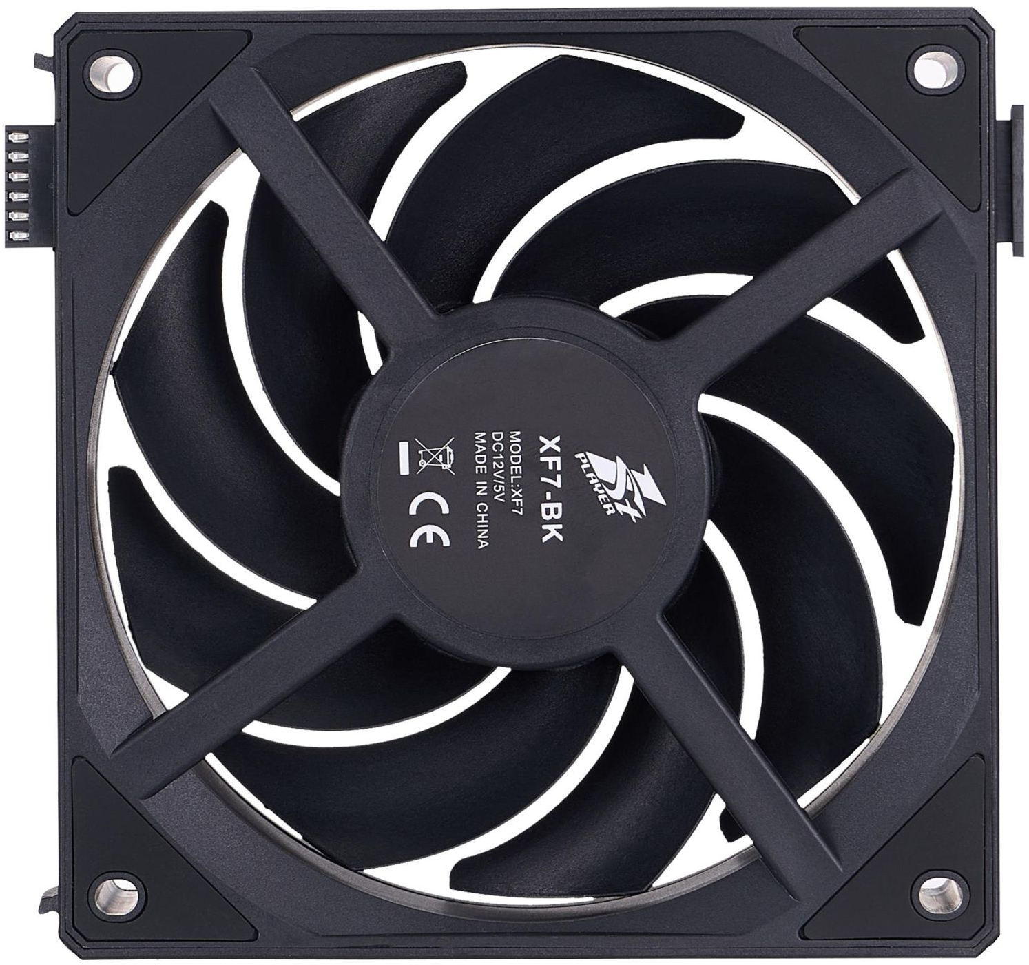 Корпусный вентилятор 1stPlayer XF7 Black (XF7-BK-1IN1) фото9
