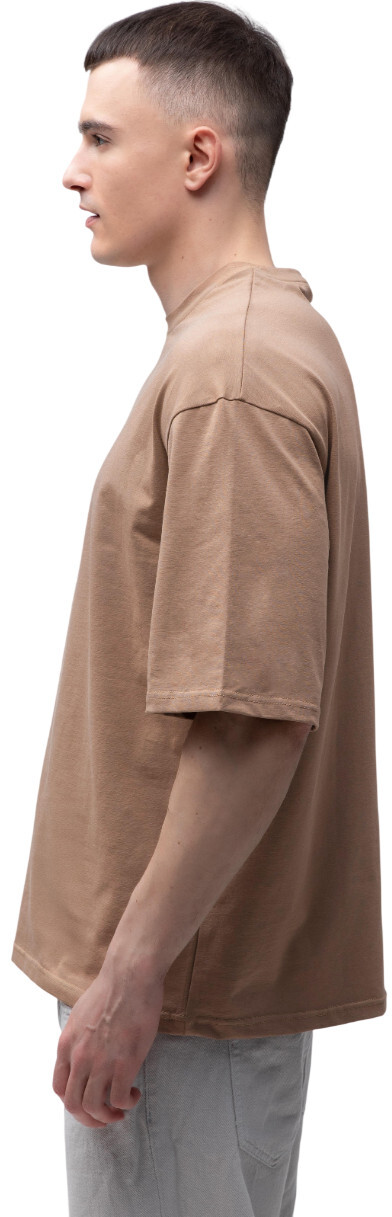 Футболка мужская хлопковая Ray U0104M-Brown S/M коричневая фото 4