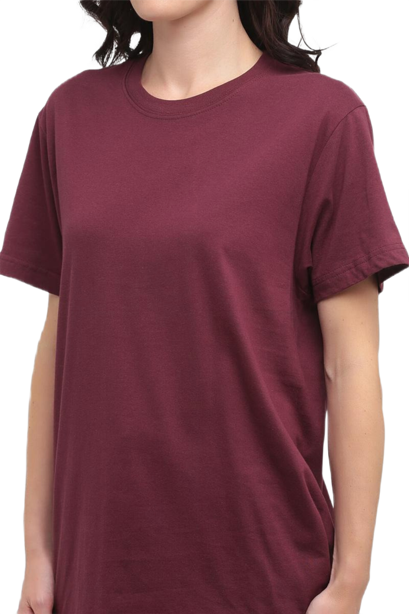 Футболка женская хлопковая Stedman ST2000W-BGR S бордовая фото 3