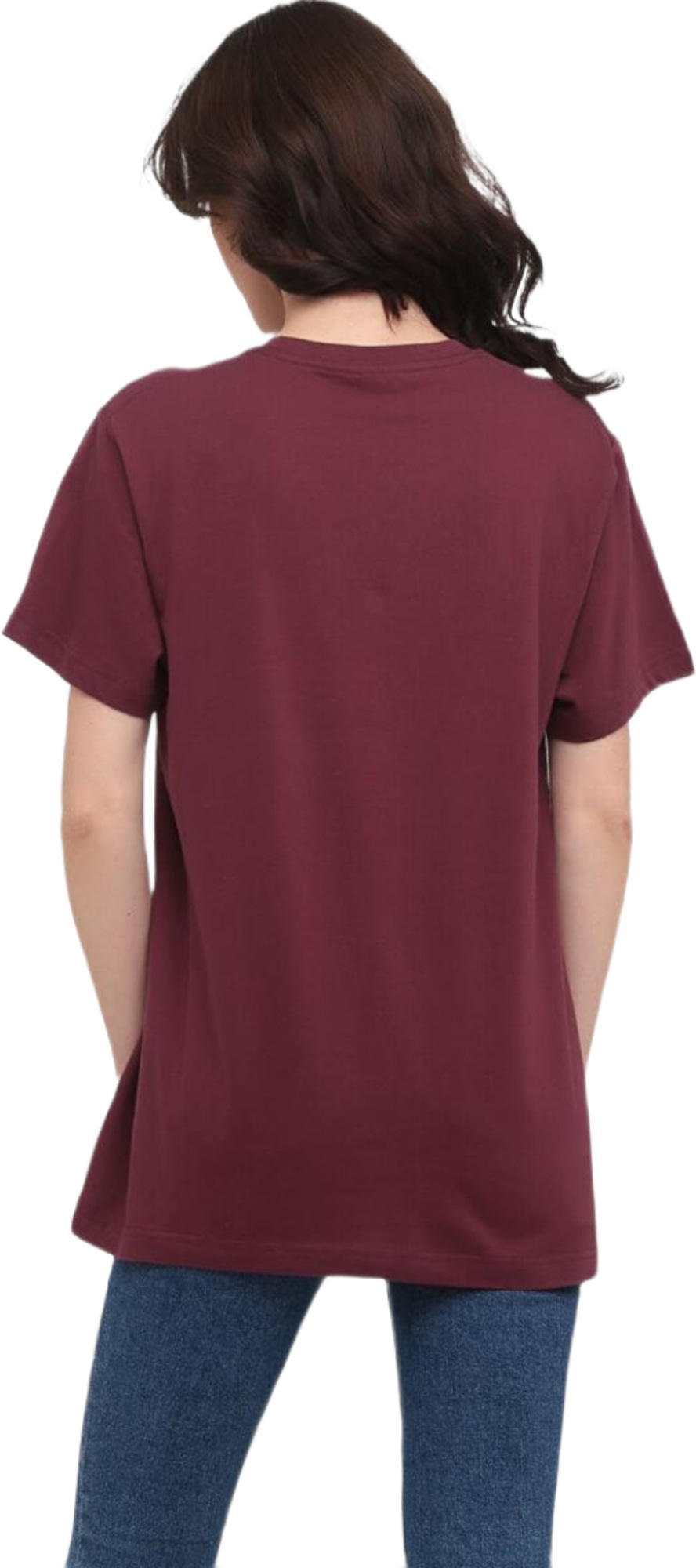 Футболка женская хлопковая Stedman ST2000W-BGR L бордовая фото 2