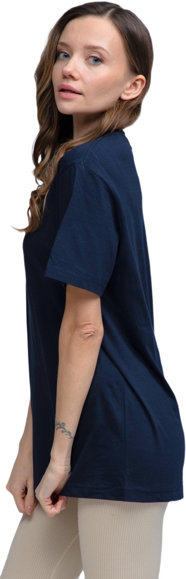 Футболка женская хлопковая Stedman ST2000W-BLM 3XL темно-синяя фото 3