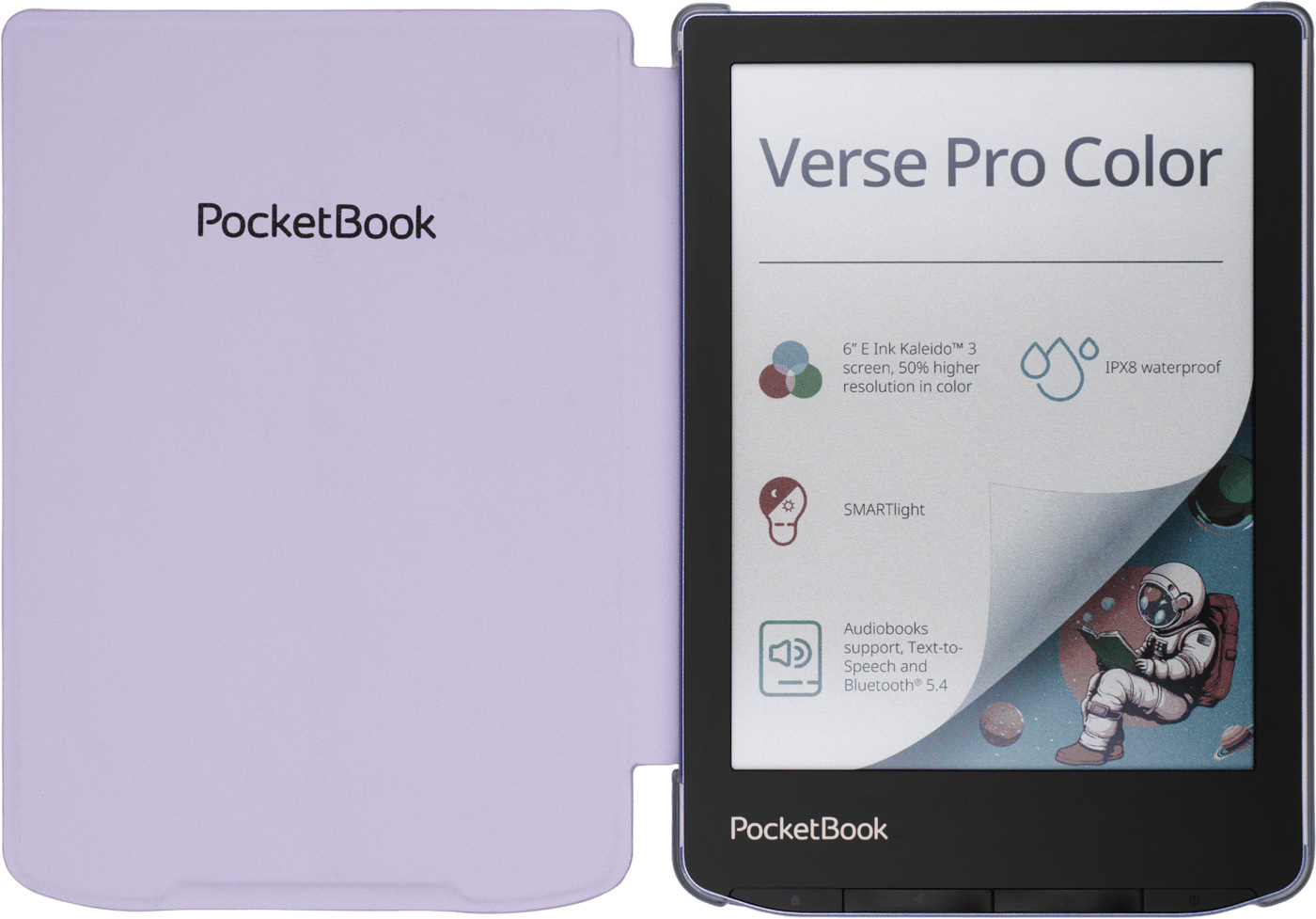 Чохол PocketBook 619_629_634 Shell-TR series, Light Purple (SH-TR-634-LPL-WW)фото2