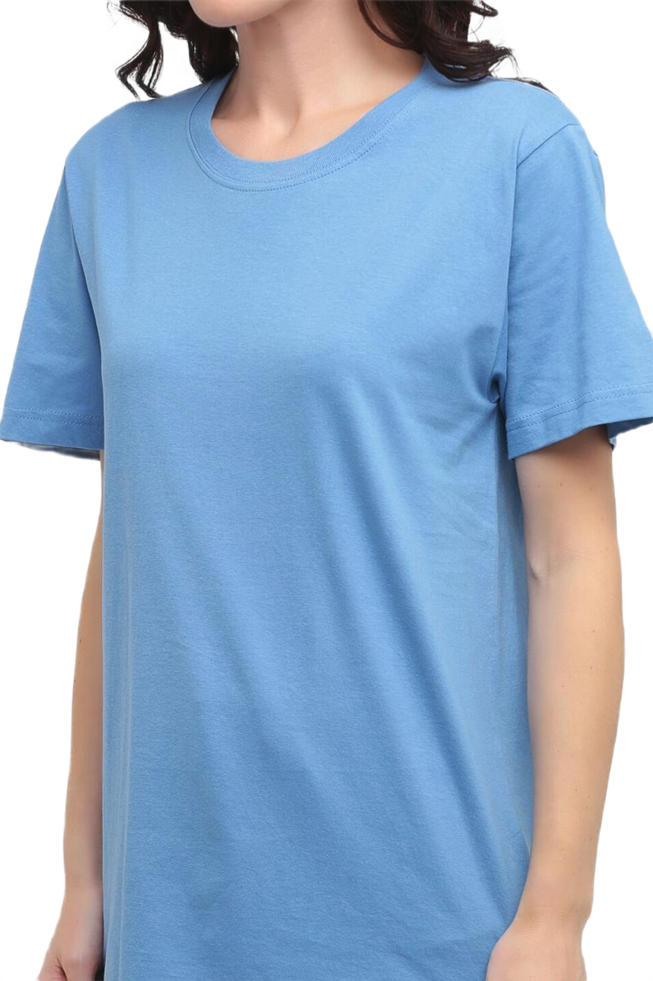 Футболка жіноча бавовняна Stedman Classic-T Unisex ST2000W-LBL XXL блакитнафото3