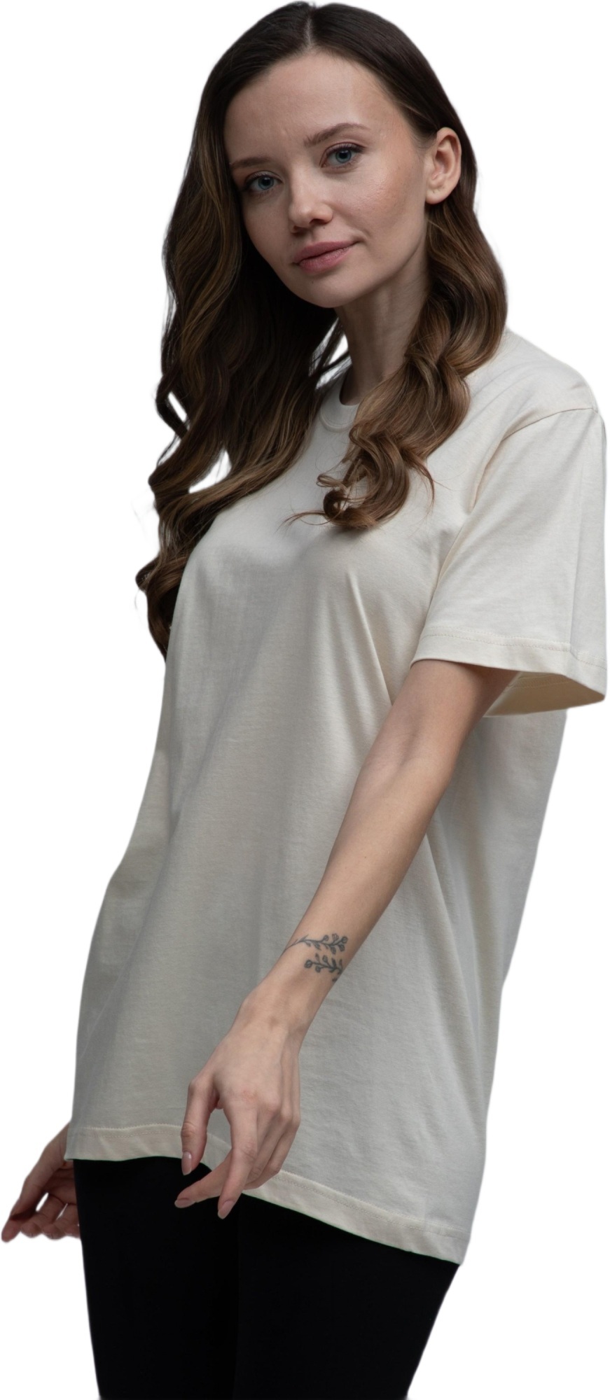 Футболка жіноча бавовняна Stedman Classic-T Unisex ST2000W-NAТ S бежевафото3