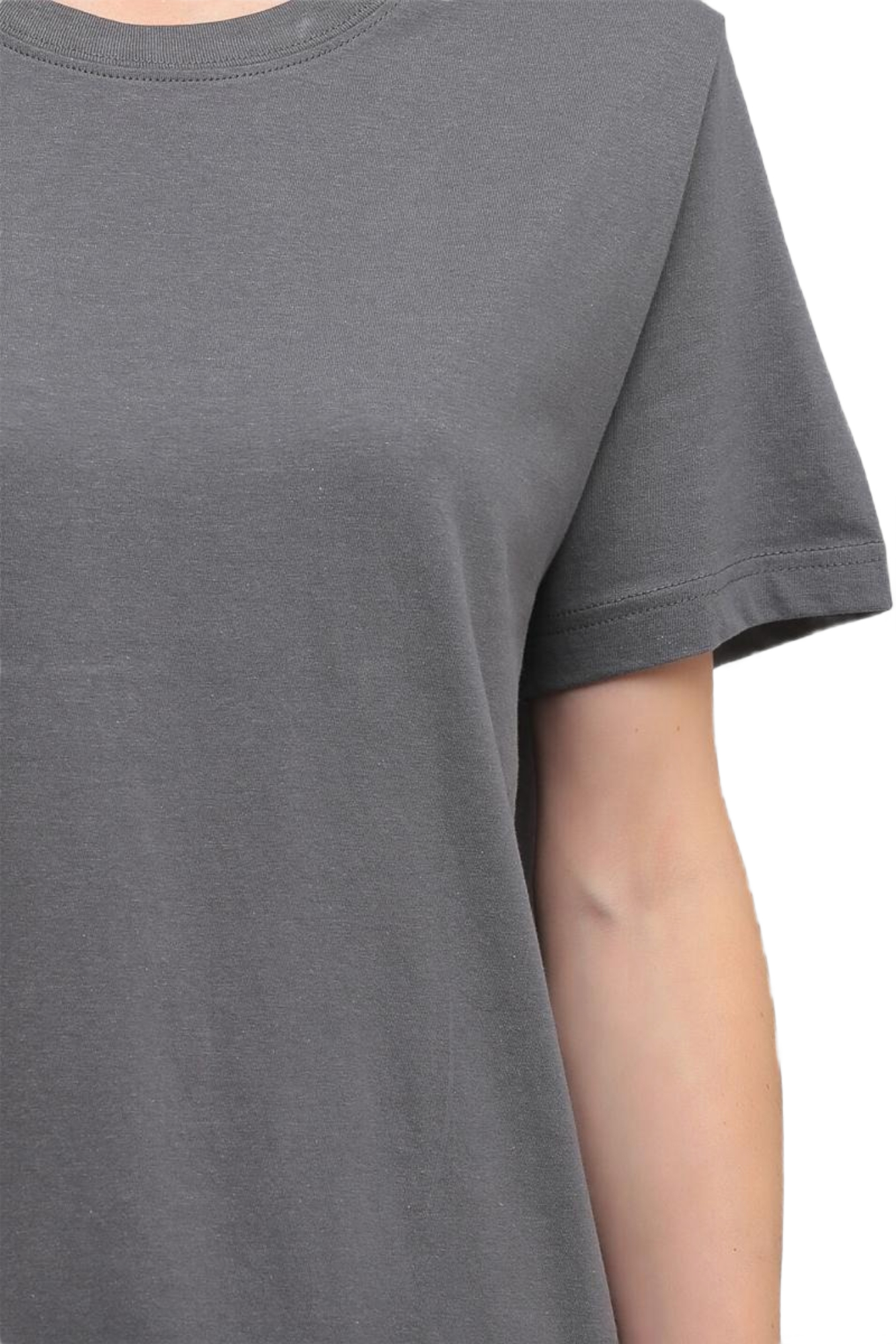 Футболка жіноча бавовняна Stedman Classic-T Unisex ST2000W-RGY M темно-сірафото4