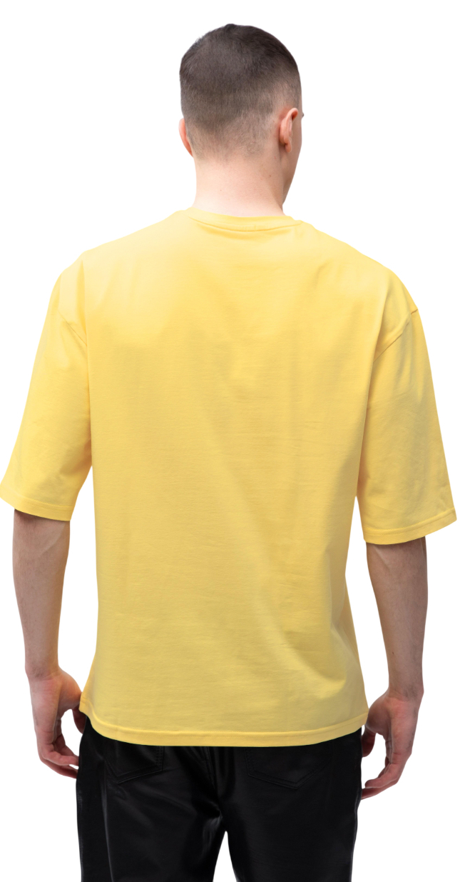 Футболка мужская хлопковая Ray U0104M-Lemon L/XL лимонная фото 2