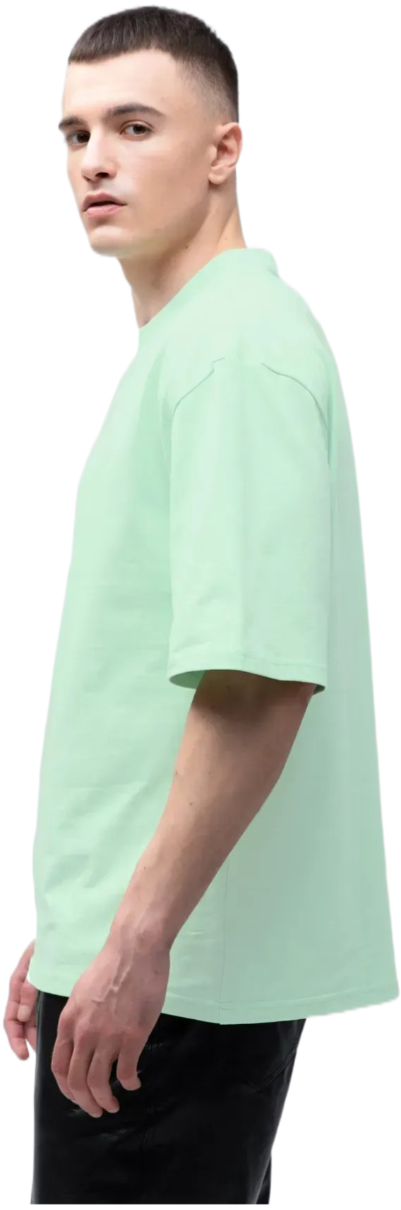 Футболка мужская хлопковая Ray U0104M-Light green S/M светло-зеленая фото 3