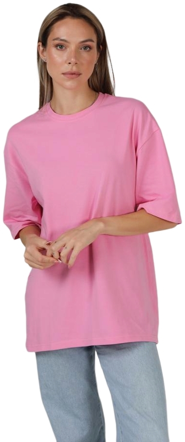 Футболка женская хлопковая Ray U0104W-Pink S/M розовая фото 4