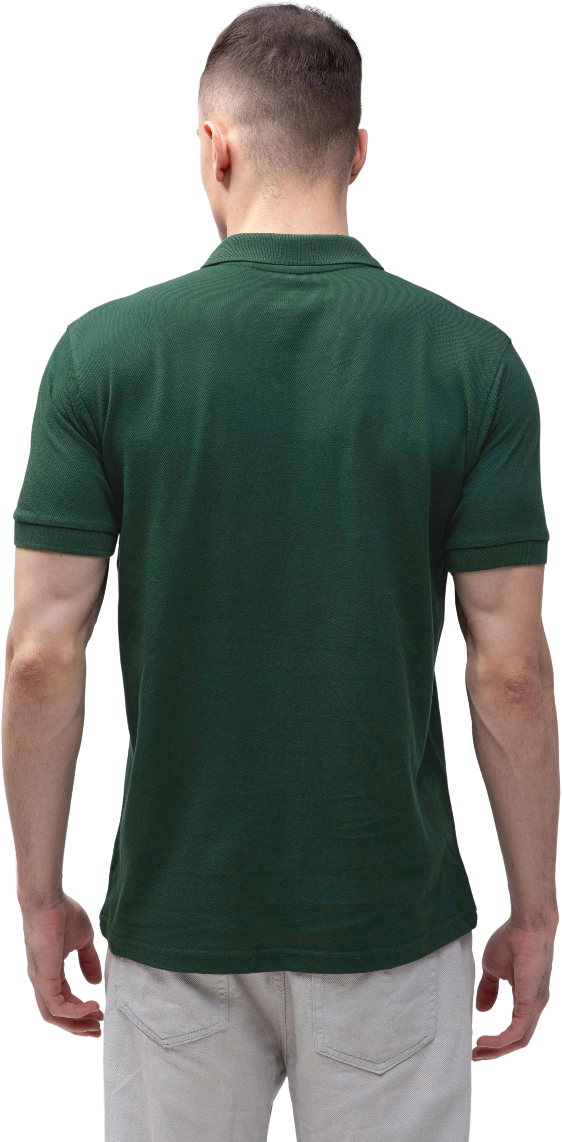 Поло чоловіче бавовняне Stedman Lux ST9060-BOG XXL темно-зеленефото2