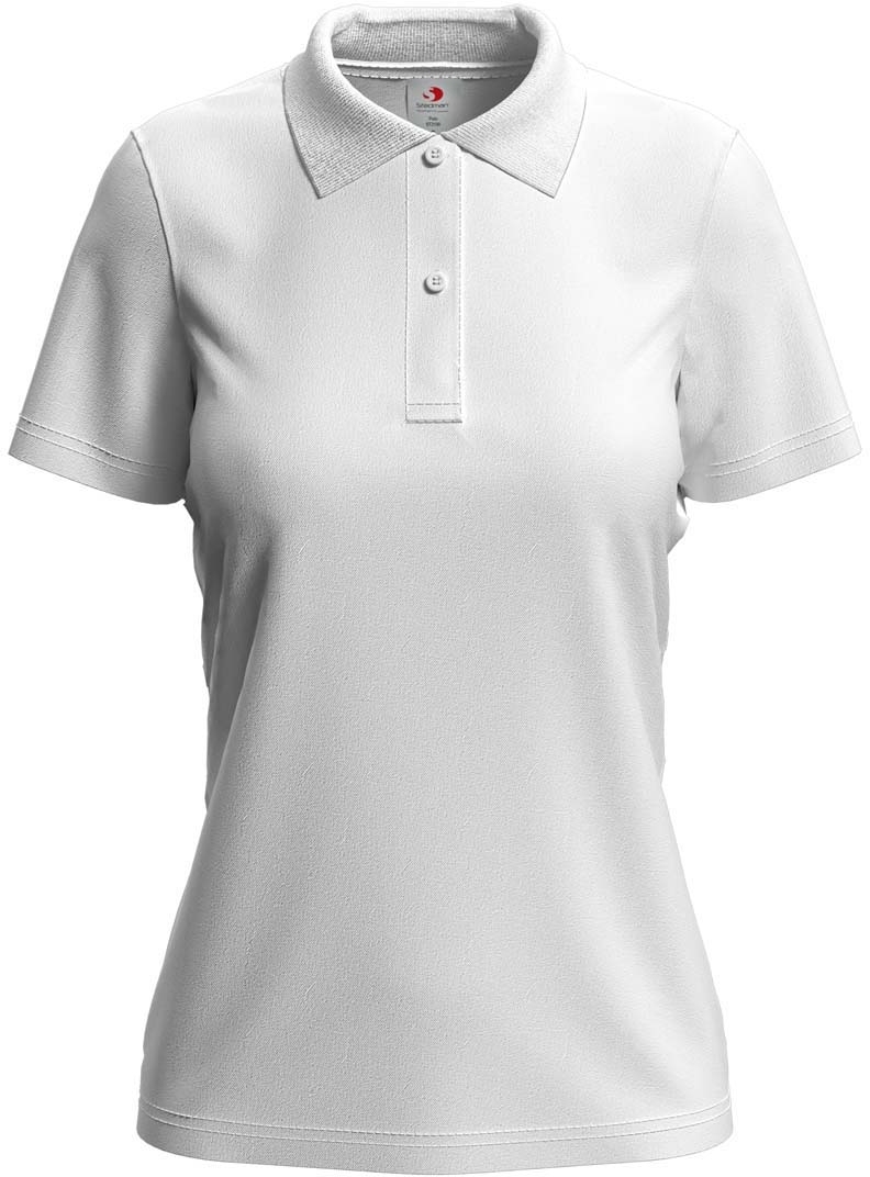 Поло жіноче бавовняне Stedman ST3100-WHI S білефото5
