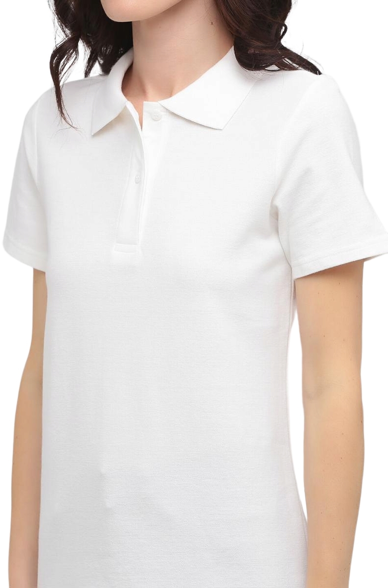 Поло жіноче бавовняне Stedman ST3100-WHI S білефото3
