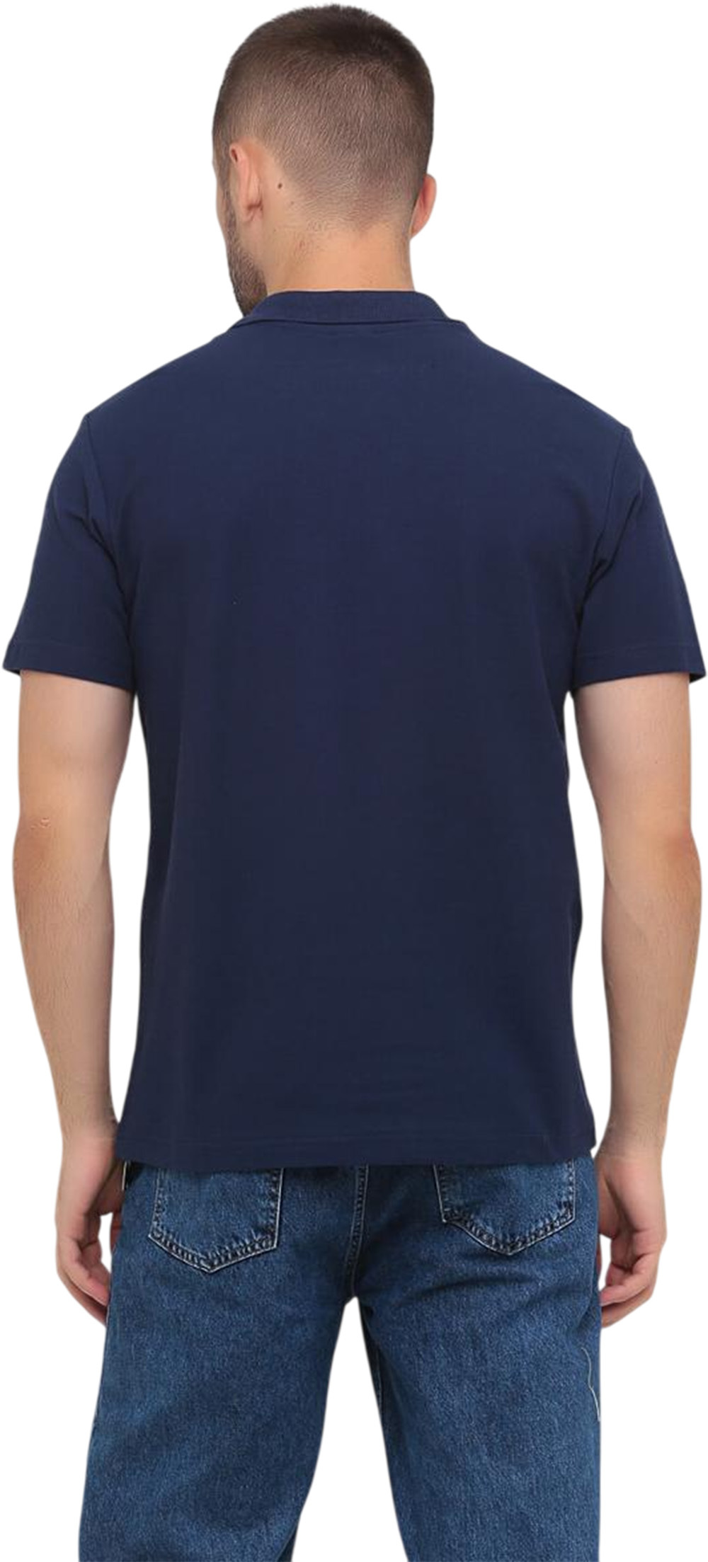 Поло чоловіче бавовняне Stedman ST3000-NAV XL темно-синєфото