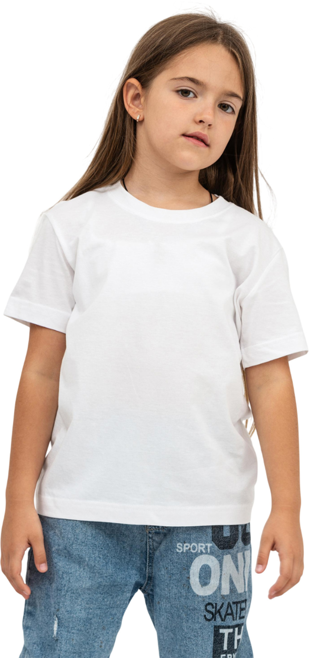 Футболка дитяча бавовняна Stedman Classic-T Kids ST2200W-WHI XL 158-164 білафото4