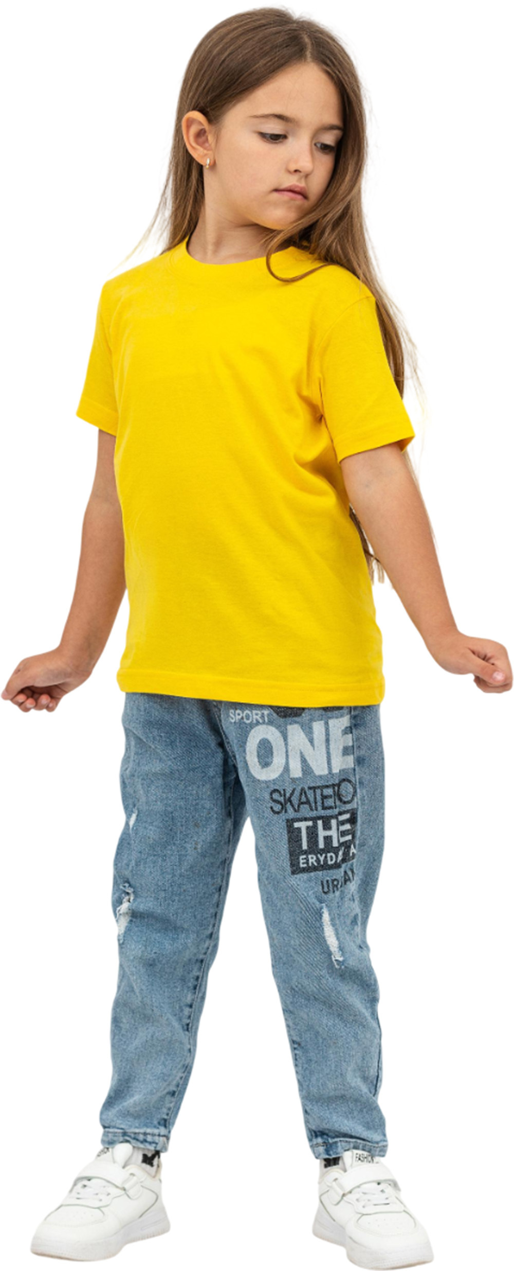 Футболка дитяча бавовняна Stedman Classic-T Kids ST2200W-SUN XL 158-164 жовтафото4