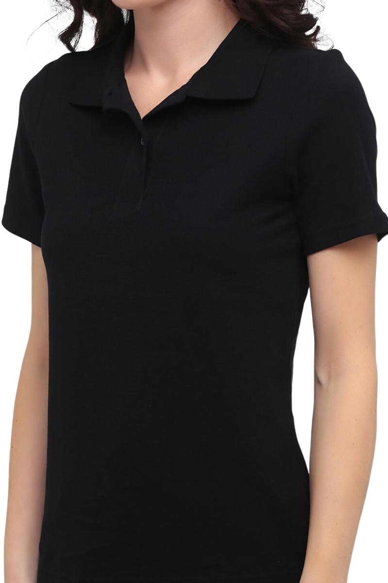Поло жіноче бавовняне Stedman ST3100-BLO XXL чорнефото3