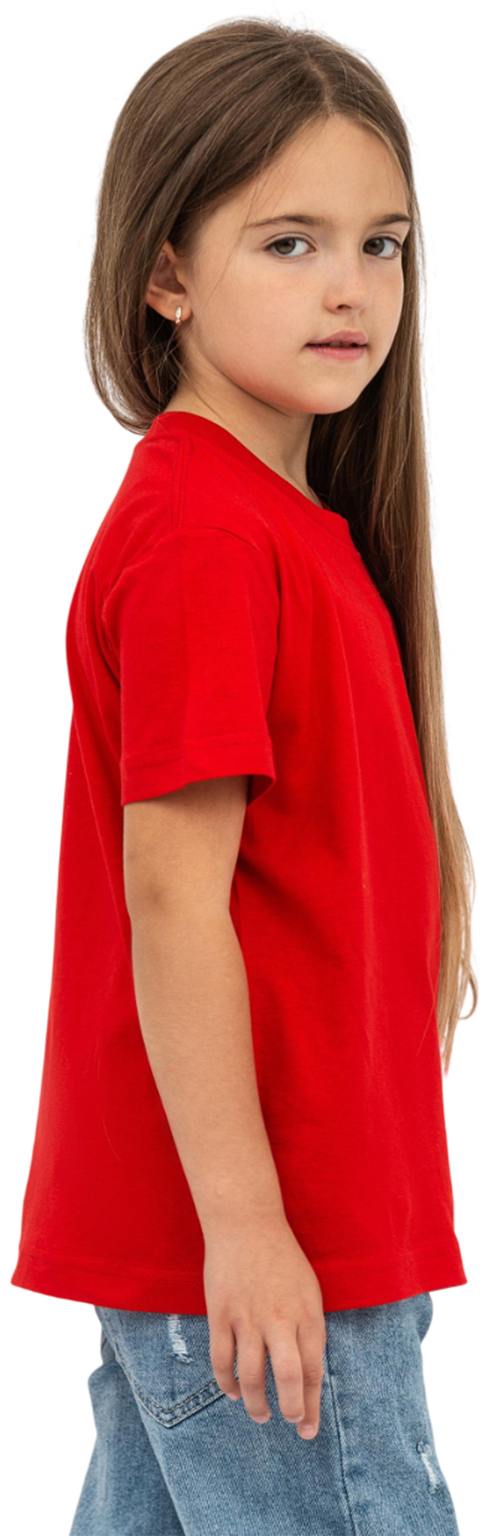 Футболка детская хлопковая Stedman ST2200W-SRE 3XS 86-92 красная фото 