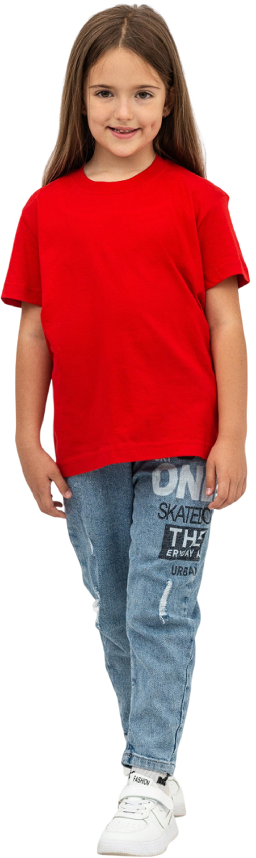 Футболка дитяча бавовняна Stedman Classic-T Kids ST2200W-SRE L 146-152 червонафото4