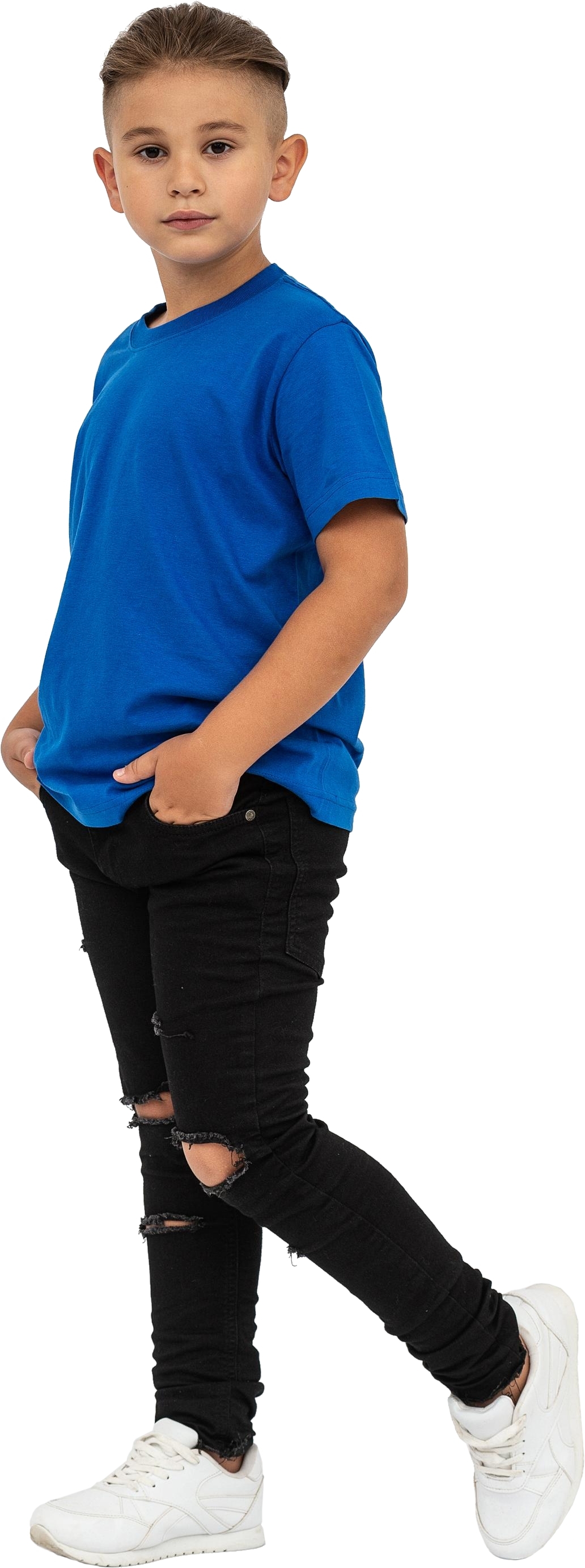 Футболка дитяча бавовняна Stedman Classic-T Kids ST2200M-BRR XS (110-116 cm) волошковафото3