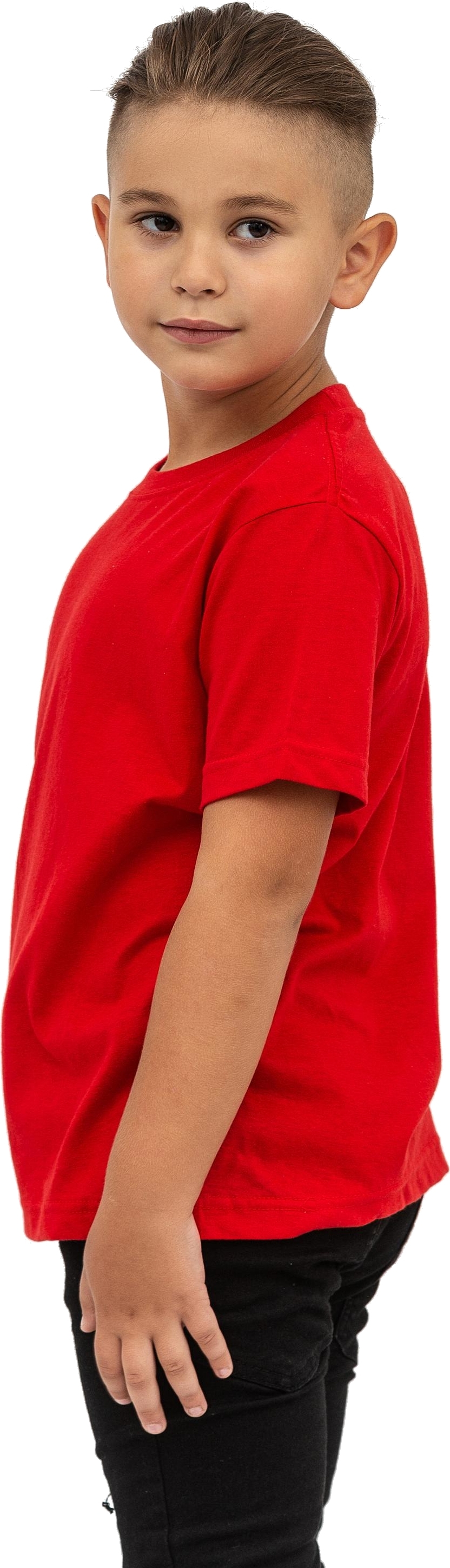 Футболка дитяча бавовняна Stedman Classic-T Kids ST2200M-SRE M (134-140 cm) червонафото2