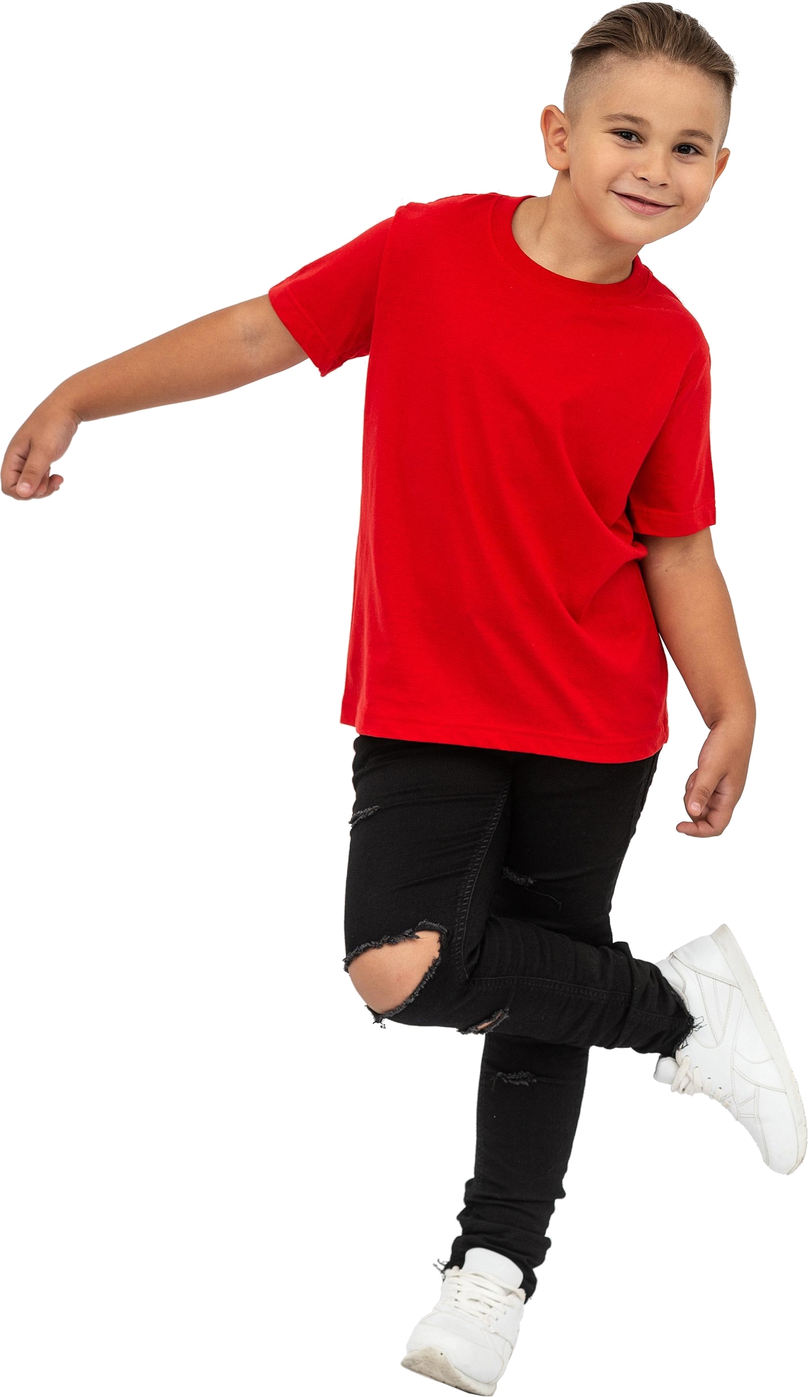 Футболка дитяча бавовняна Stedman Classic-T Kids ST2200M-SRE L (146-152 cm) червонафото4