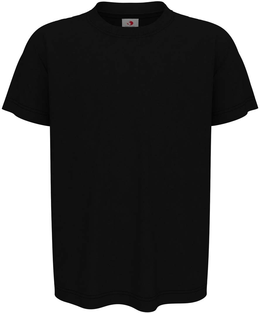 Футболка дитяча бавовняна Stedman Classic-T Kids ST2200M-BLO S (122-128 cm) чорнафото5