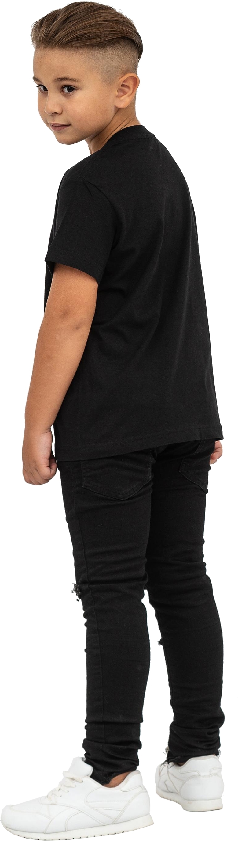 Футболка дитяча бавовняна Stedman Classic-T Kids ST2200M-BLO XS (110-116 cm) чорнафото4