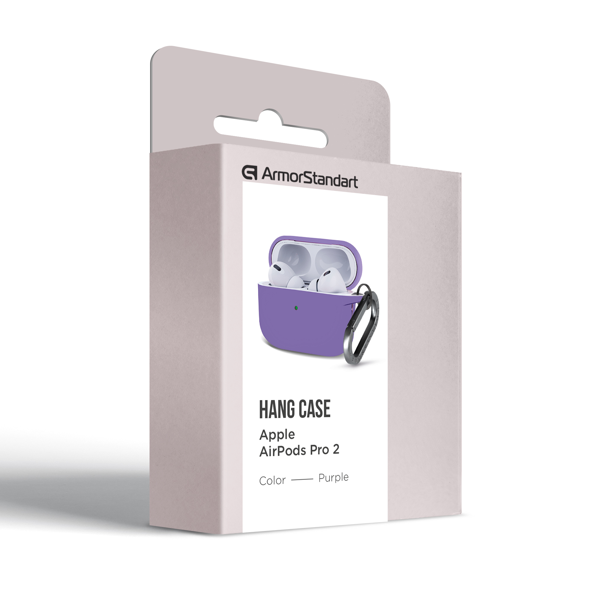 Чохол ArmorStandart Hang Case для Apple AirPods Pro 2 Purple (ARM68595)фото