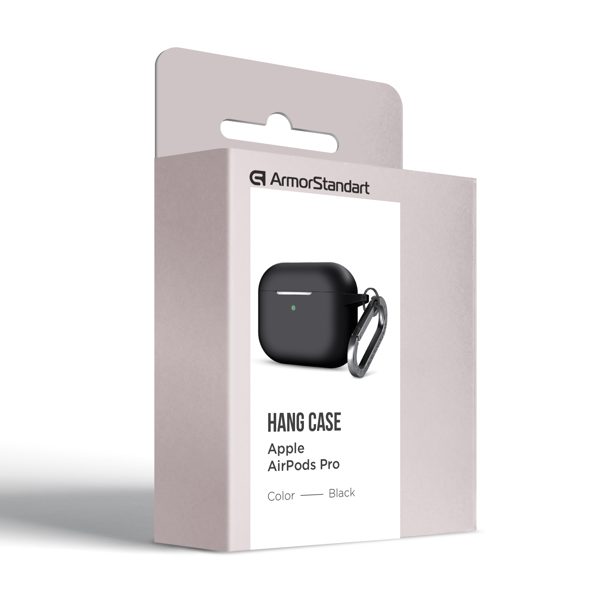 Чехол ArmorStandart Hang Case для Apple Airpods Pro Black (ARM56055) фото 