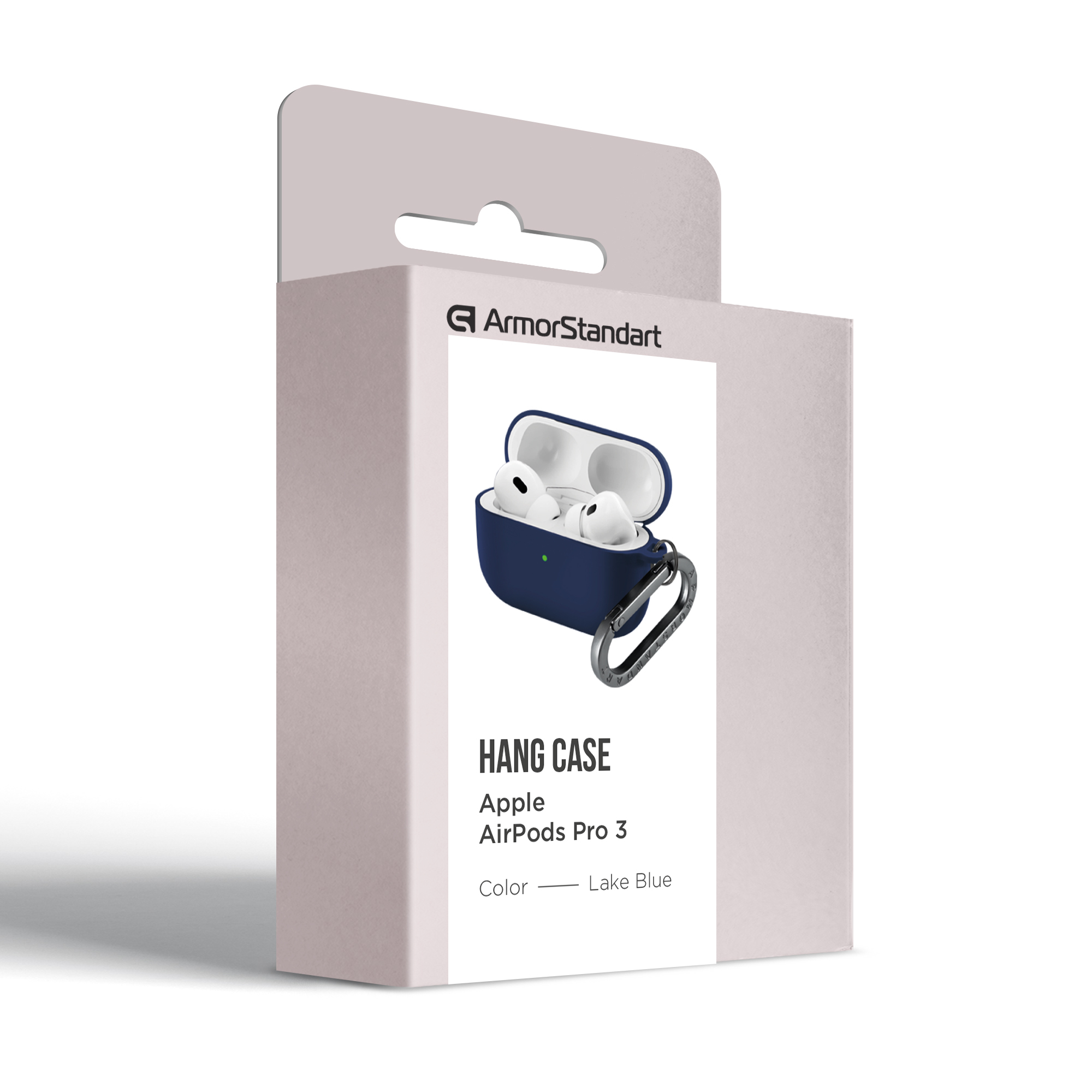 Чехол ArmorStandart Hang Case для Apple AirPods Pro 3 Lake Blue (ARM88273) фото 