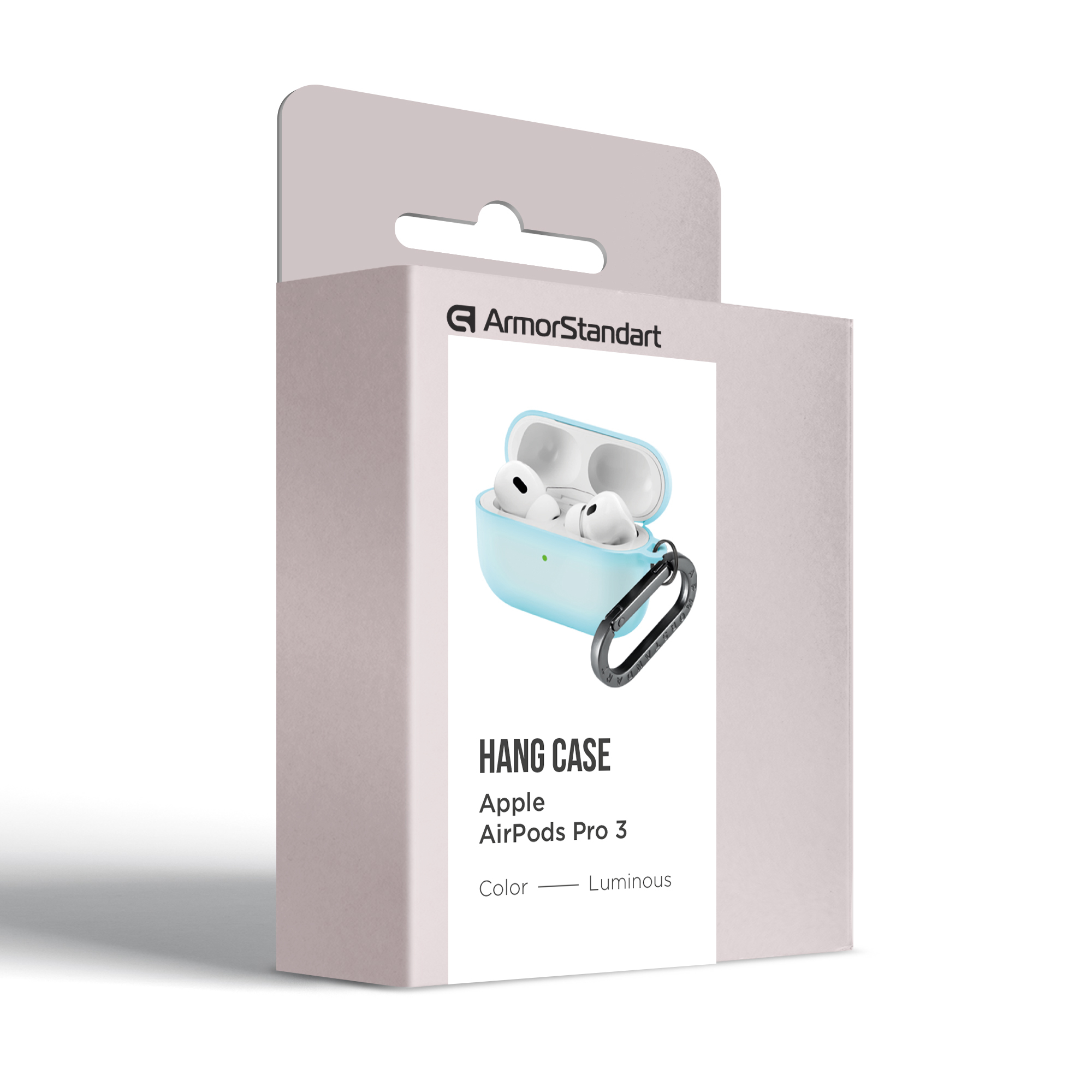 Чехол ArmorStandart Hang Case для Apple AirPods Pro 3 Luminous (ARM88276) фото 