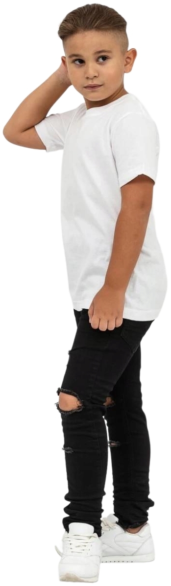 Футболка дитяча бавовняна Stedman Classic-T Kids ST2200M-WHI L (146-152 cm) білафото4