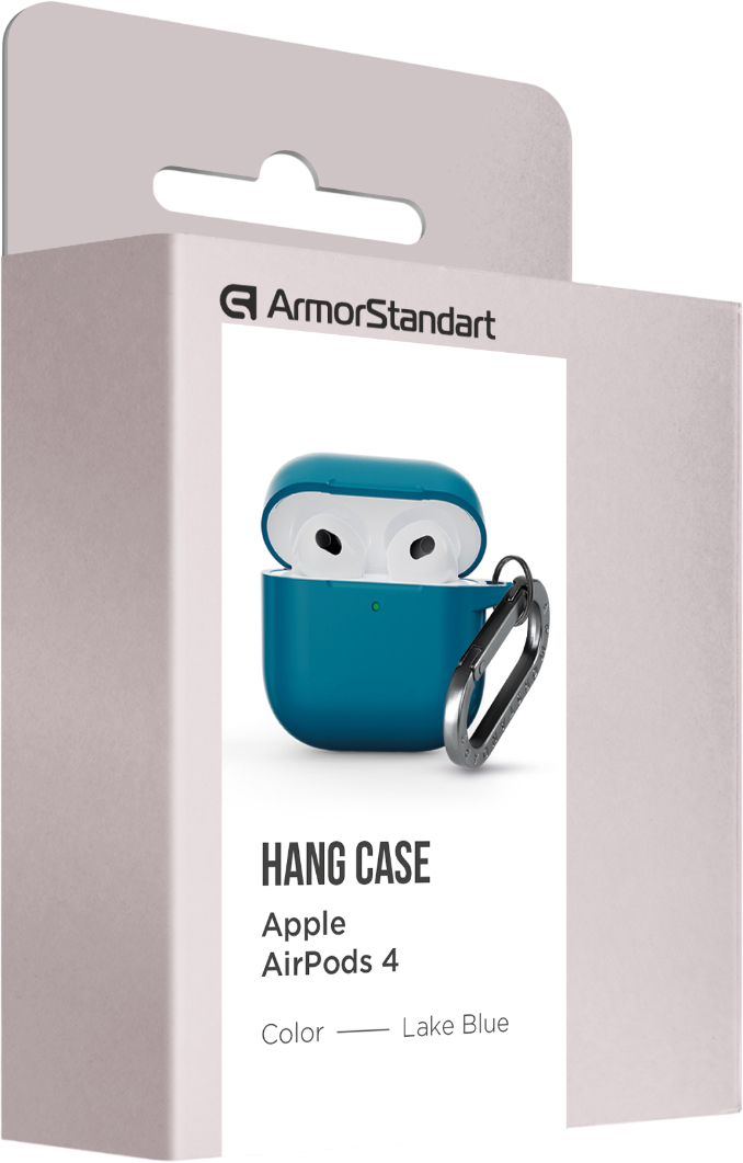 Чехол ArmorStandart Hang Case для Apple AirPods 4 Lake Blue (ARM81281) фото 2