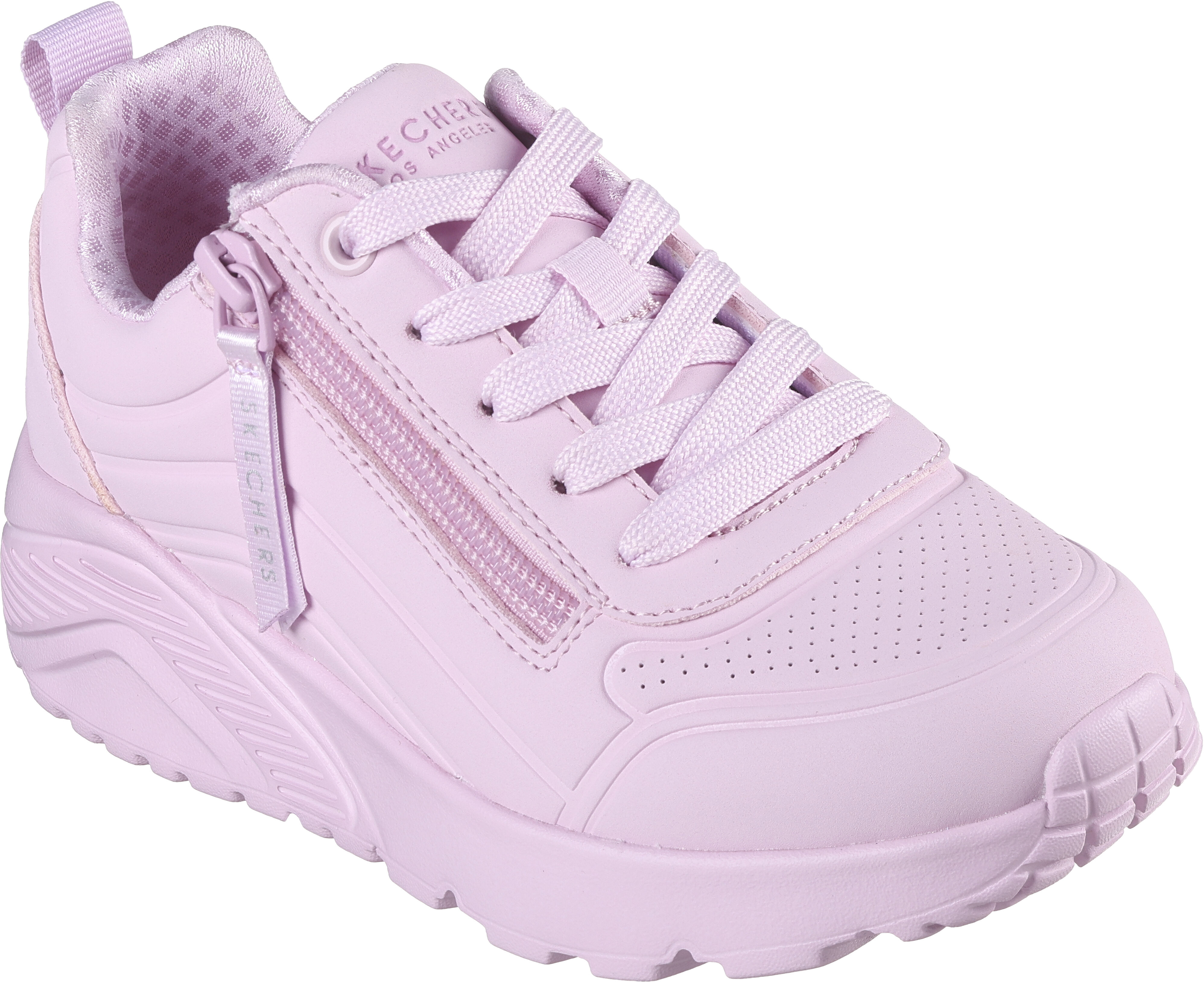 Кроссовки подростковые для девочек Skechers Uno Lite - Easy Zip 310387L LTPK 40 (7 US) розовые фото 